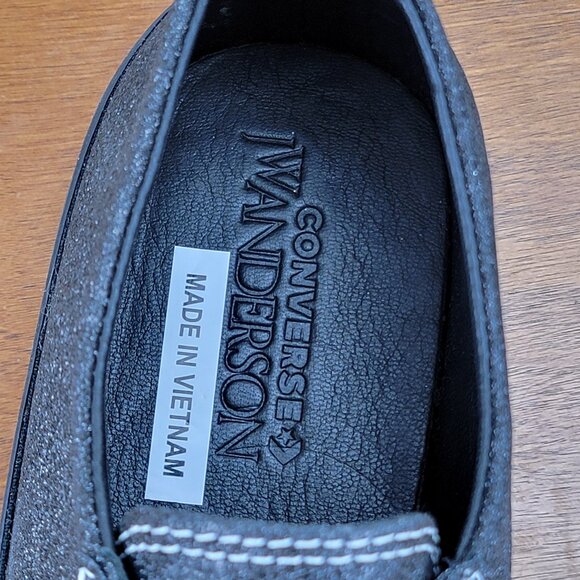 Converse X JW Anderson CTAS 70 VTG Ballet UT Ox Black 160802C Black/Glitter NWB - Picture 8 of 14
